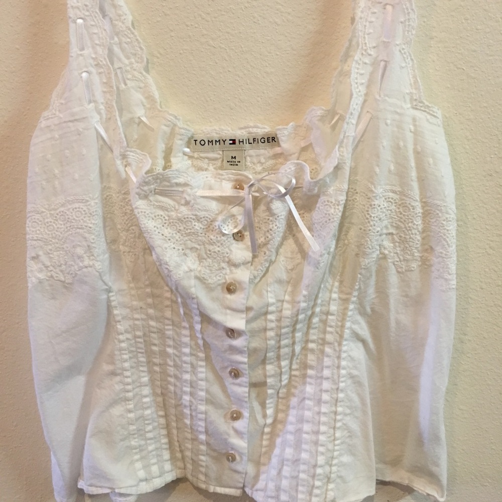 White Tommy Hilfiger blouse